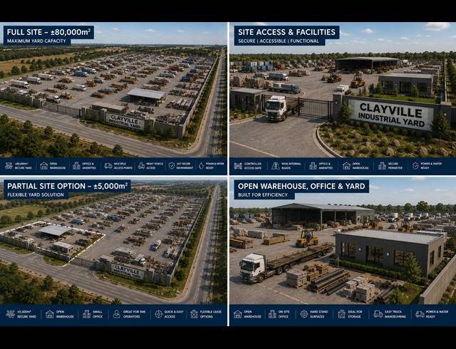 1,000M² WAREHOUSE TO LET IN CLAYVILLE